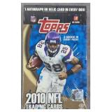 Sealed 2010 Topps Football Hobby Pack Box