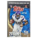 Sealed 2010 Topps Football Hobby Pack Box