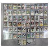 64pc 1971-79 HOF, Star & RC Baseball Cards