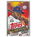 Sealed 2016 Topps Baseball Update Hobby Pack Box