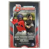 Sealed 2015 Bowman Baseball Hobby Pack Box