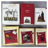 6pc Harry Potter Hallmark Keepsake Ornaments