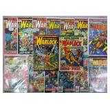 Warlock #1-15 1972 Marvel Comic Books