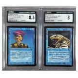 CGC Graded MTG Magic The Gathering LE Beta Cards