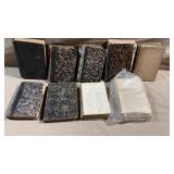 9pc 1800s Magazine Bound Volumes