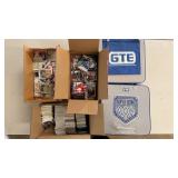 Assorted Sports Cards & Superbowl Seat Cushions