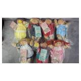 7pc Cabbage Patch Kids Dolls w/ Certificates