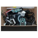 Lg Lot of Assorted Cel Phones & Accessories