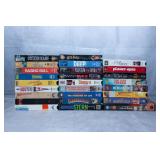 26pc Assrtd VHS Tapes W/Sealed