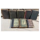 8pc 1800s Magazine Bound Volumes