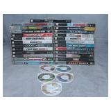 32pc Assrtd PSP Games & Movies W/Accessories