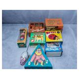 Vtg Tin Litho Wind Up Toys +