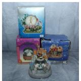 4pc Disney Snow Globes