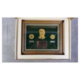 John F. Kennedy Coin Set Commemorative Plaque