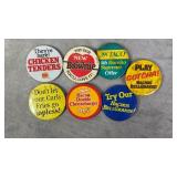 Fast Food Advertising Pins