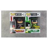 DC Superheroes Batman Funko Pops #132 & #01