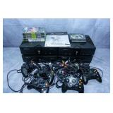 4pc Xbox Consoles W/Games & Accessories