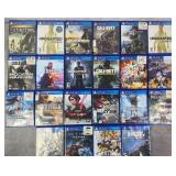 22pc Sony PlayStation 4 Video Games w/ Sealed