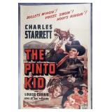 1940 The Pinto Kid One-Sheet Movie Poster