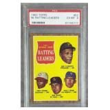 PSA 6 1962 Topps #52 NL Batting Leaders