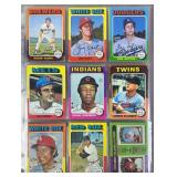 171pc 1975 Topps Baseball Cards w/ HOF & Stars