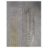 Assorted 925 Silver Ladies Necklaces