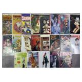 21pc Erotic Comic Books+ w/ Nude Covers