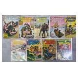 9pc Our Fighting Forces #60-107 DC Comic Books