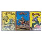 3pc Golden Age Target Comics Novelty Comic Books
