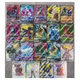19pc 2017-2025 Pokemon Full Art Cards
