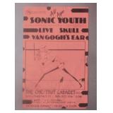 1987 Sonic Youth Concert Handbill