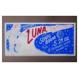 2002 Luna w/Sonic Boom Concert Poster