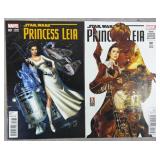 Star Wars Princess Leia #1 2015 Ratio Variants
