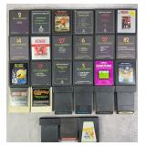 27pc Vintage Video Game Cartridges