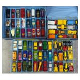 72pc 1970s-80s Matchbox Die-Cast w/ Lesney