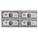 1928 G Red Seal $1 Legal Tender Notes