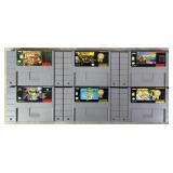 Nintendo SNES Video Games w/ Mario & Donkey Kong