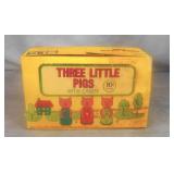 Vintage Three Little Pigs Candy Containers