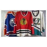 3pc Vintage CCW Hockey Jerseys w/ Oilers