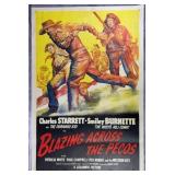 1948 Blazing Across The Pecos One-Sheet Poster
