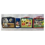 Vintage Tin Lunch Boxes w/ Hector Heathcote