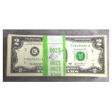 2003 A Uncirculated $2 Bills
