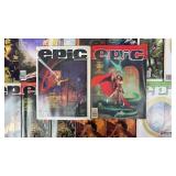15pc Epic Illustrated Marvel Magazines w/ Keys