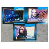 1992 Impel Star Trek TNG Autographed Insert Cards