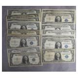 1935 D/E/F/G Silver Certificate $1 Bills