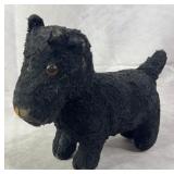 C.1930s-40s Black Mohair Stuffed Scottie Dog