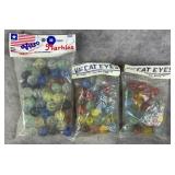 Sealed Vintage Vitro Marbles w/ Cat Eyes