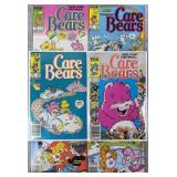 6pc Care Bears #1-8 1985 Marvel Comic Books