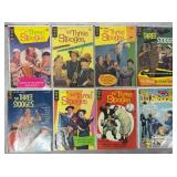 8pc The Three Stooges Gold Key Comic Books