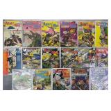 17pc Our Army At War #106-169 DC Comic Books